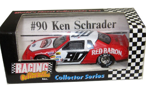 1992 Ken Schrader NASCAR Diecast 90 Red Barron 1986 Ford CWC 1:64 Action RCCA Collector Series 1